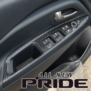 [ All new Rio (Pride 2012~) auto parts ] Carbon decal window swich sticker Made in Korea